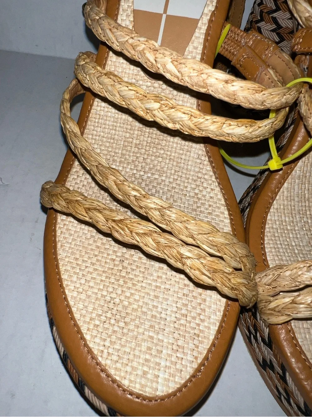 Dolce Vita Tan Braided Rope Platform  Sandals 👡